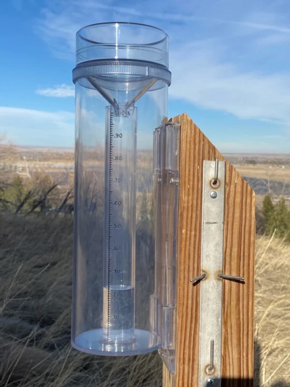 An official CoCoRaHS rain gauge runs about $35.