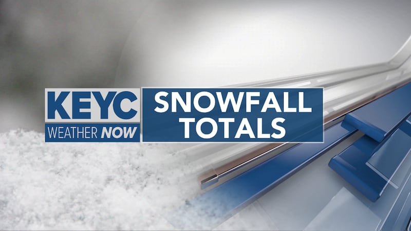 KEYC Snowfall Totals
