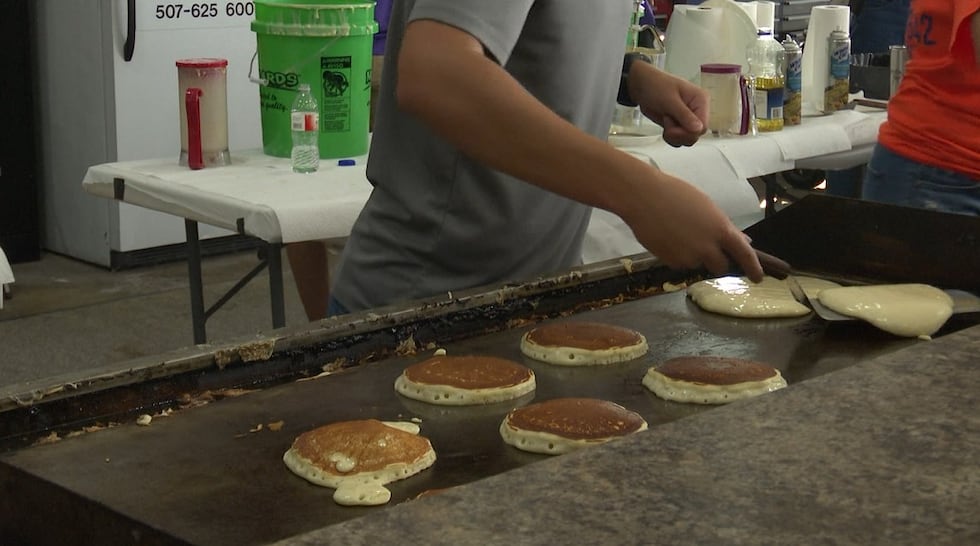 Pancakes were aplenty at the Mankato Regional Airport's 46th annual Fly-In and Drive-In Breakfast