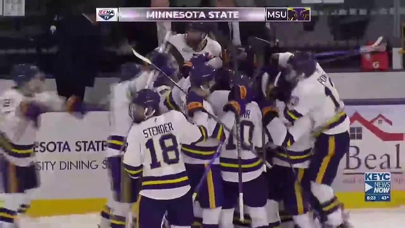 Puck drop Friday is at 7:07 PM and Saturday at 6:07 PM and you can watch on KEYC Circle.