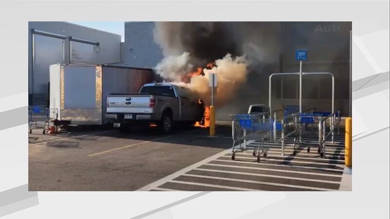 Dilworth truck fire