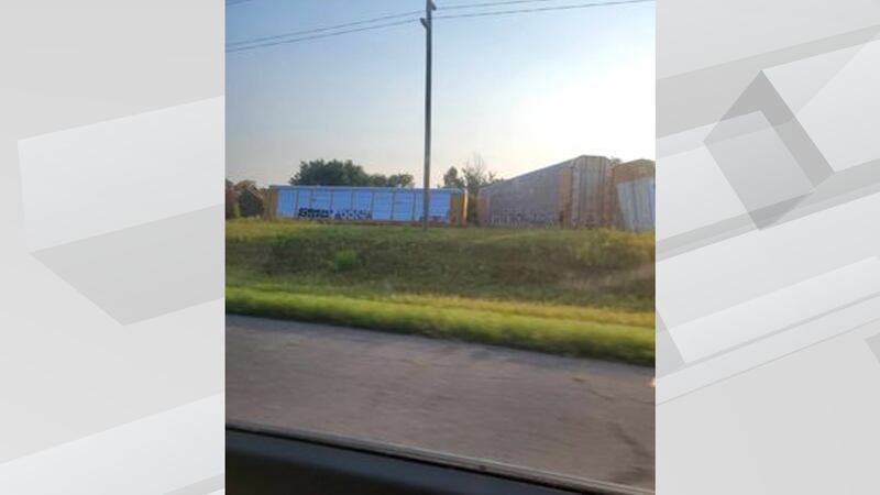BNSF Train derailment near Perham, Minn.