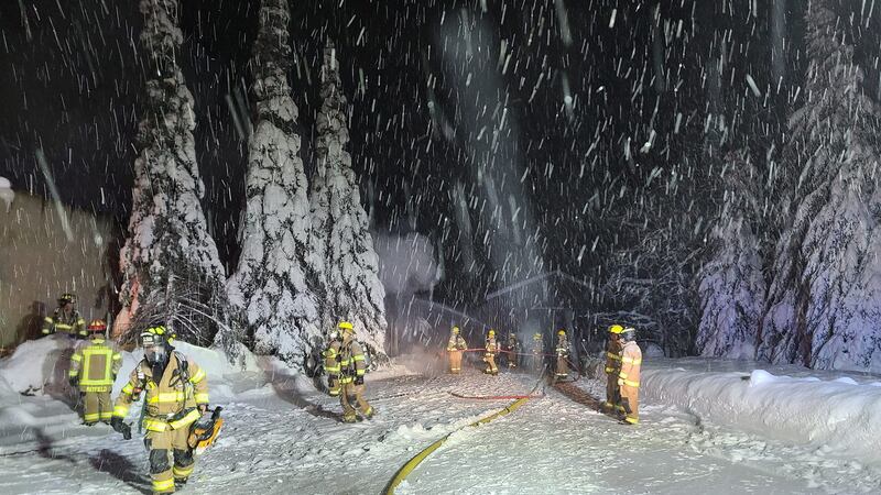 According to the Grand Lake Volunteer Fire Dept., multiple agencies were called in due to the...