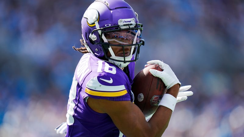 Justin Jefferson could play for the Vikings this week after a chest injury  from a hard hit